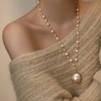 Hand Woven Baroque Pearl Necklace Pretty in Pearls