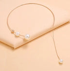 Pearl Tassel Necklace Women Trendy Niche Design Collar Temperament All-Match Necklace Jewelry eprolo
