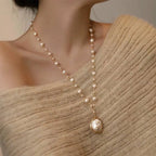 Hand Woven Baroque Pearl Necklace Pretty in Pearls
