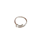 S925 Sterling Silver Pearl Ring Female Niche Design Fashion Simple Index Finger Ring Personality Light Luxury Jewelry eprolo