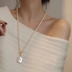 Hand Woven Baroque Pearl Necklace Pretty in Pearls