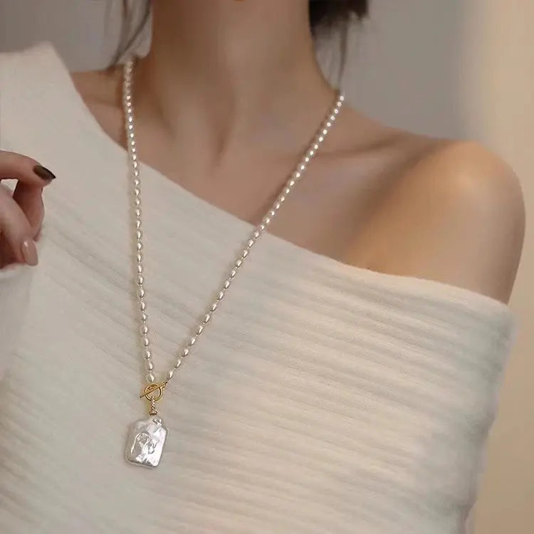Hand Woven Baroque Pearl Necklace Pretty in Pearls
