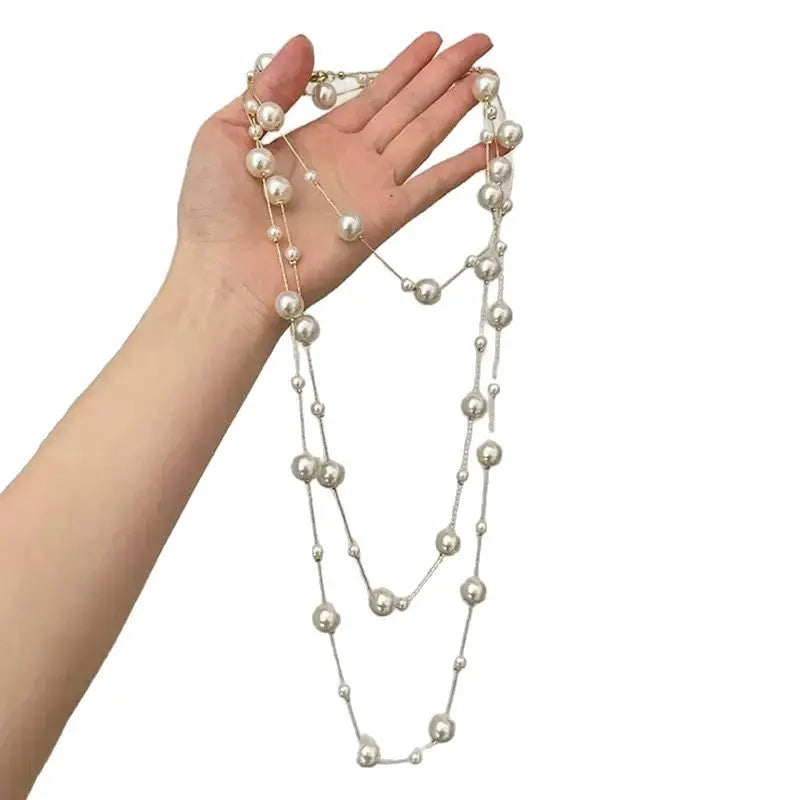 French Style Multi Layer Imitation Pearl Necklace Pretty in Pearls