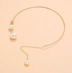 Pearl Tassel Necklace Women Trendy Niche Design Collar Temperament All-Match Necklace Jewelry eprolo