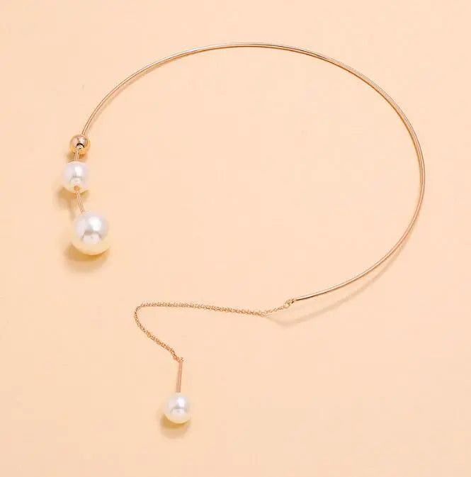 Pearl Tassel Necklace Women Trendy Niche Design Collar Temperament All-Match Necklace Jewelry eprolo