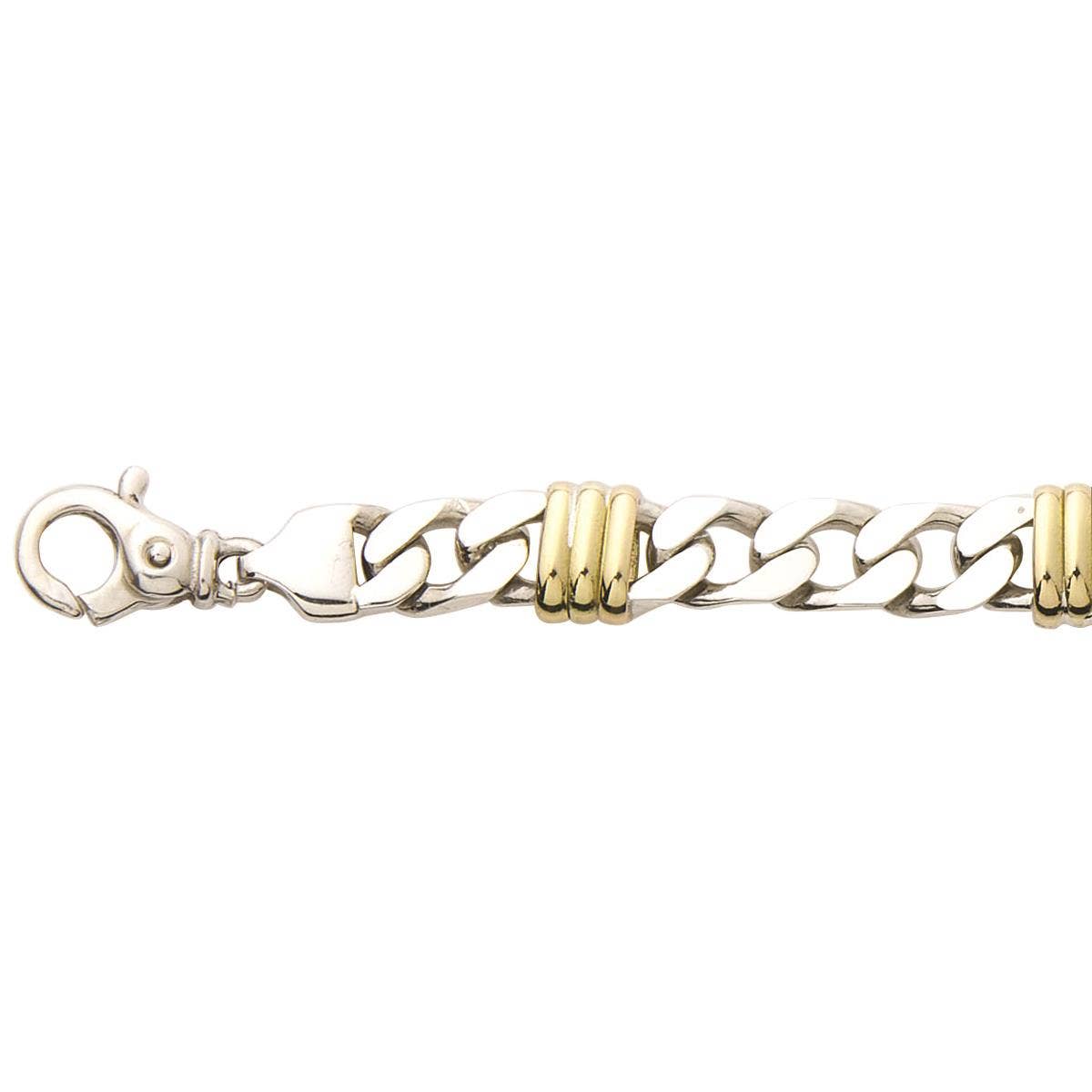 Gold & Silver Gents Bracelet