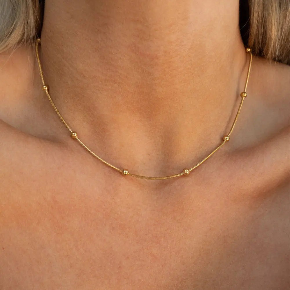 Natural Pearl Necklace Stainless Steel Layered Chain Heart,  Shell Pendant Pretty in Pearls