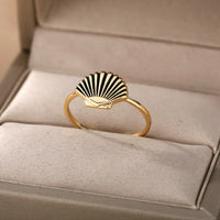 Vintage Shell Rings Jewelry Zendrop