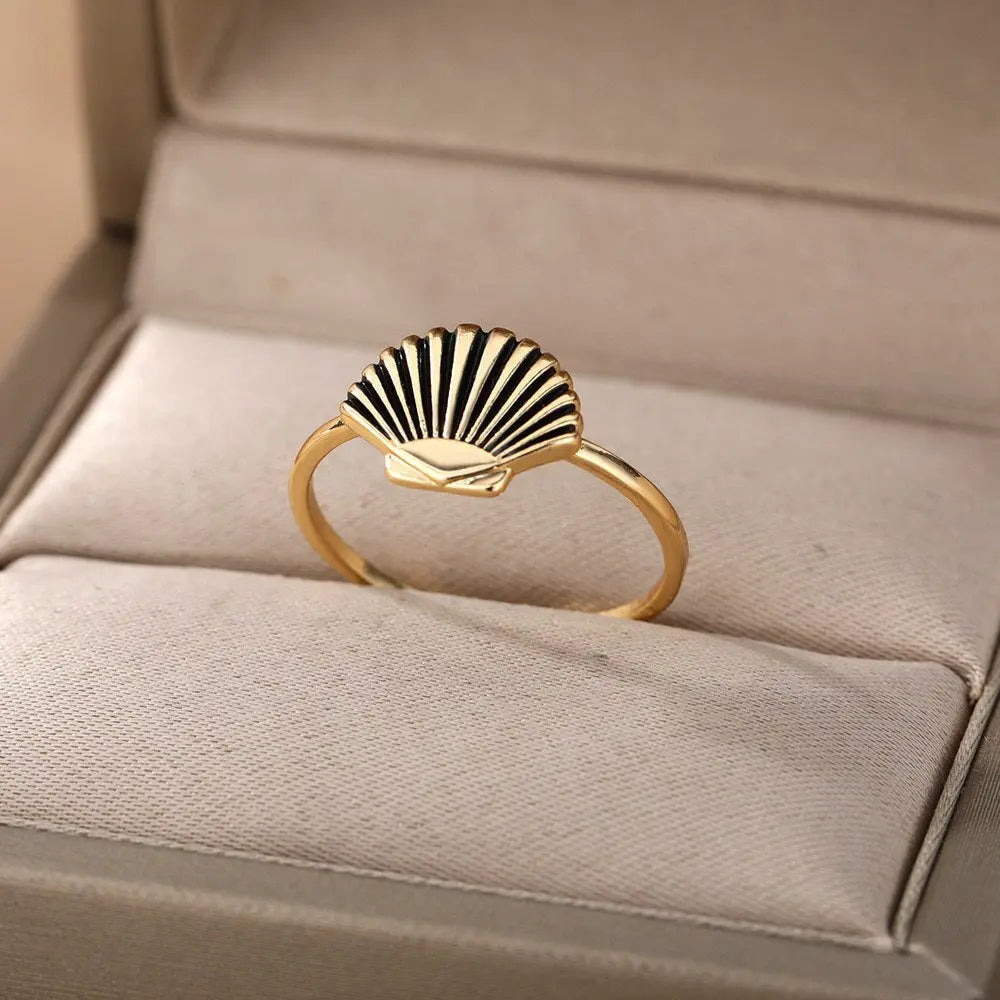 Vintage Shell Rings Jewelry Zendrop