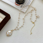 Hand Woven Baroque Pearl Necklace Pretty in Pearls