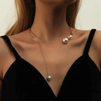 Pearl Tassel Necklace Women Trendy Niche Design Collar Temperament All-Match Necklace Jewelry eprolo