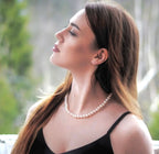 Natural Shell Pearl Choker Necklace | Adjustable Gold Chain, 4 Pearl Sizes Jewelry Zendrop
