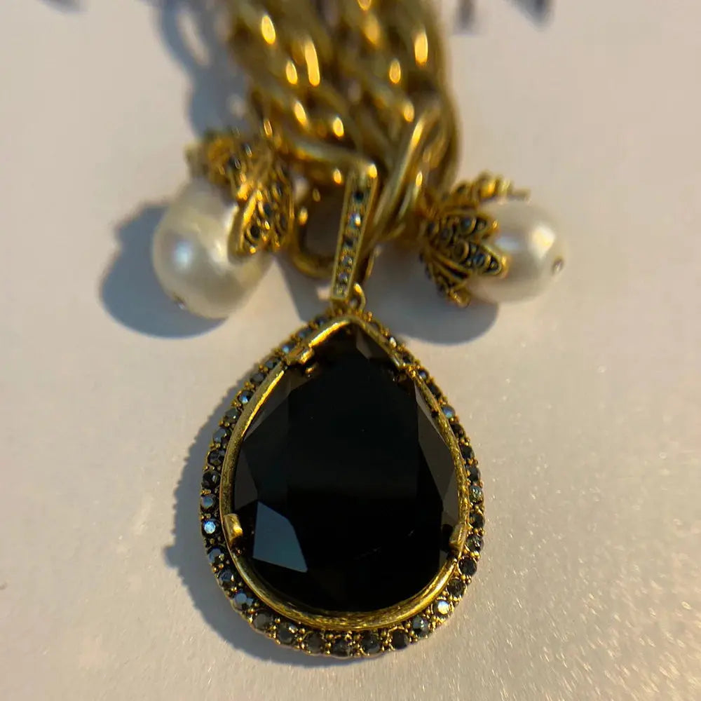 Baroque Pearl Chunky Collar Necklace for Women | Vintage Gold Statement Jewelry eprolo
