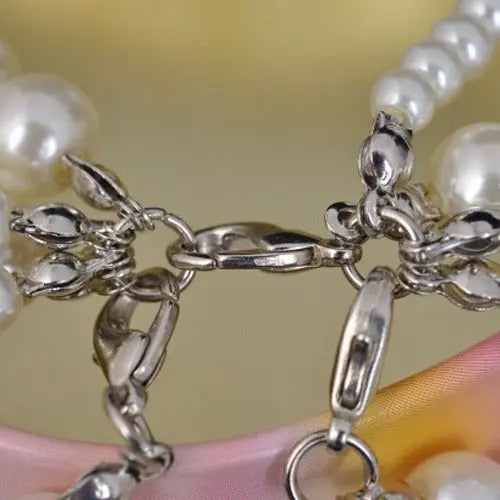 Women's Long Layered Chains / Pearl Strand / Long Necklace Multilayer, Normal Length White Fashionable Necklaces Jewelry eprolo