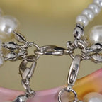 Women's Long Layered Chains / Pearl Strand / Long Necklace Multilayer, Normal Length White Fashionable Necklaces Jewelry eprolo