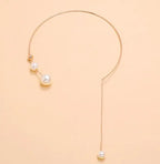 Pearl Tassel Necklace Women Trendy Niche Design Collar Temperament All-Match Necklace Jewelry eprolo