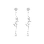 Earring With Pearl Gold Color For Women Stainless Steel Earrings Trendy Simple Fashion Jewelry eprolo