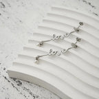 Earring With Pearl Gold Color For Women Stainless Steel Earrings Trendy Simple Fashion Jewelry eprolo