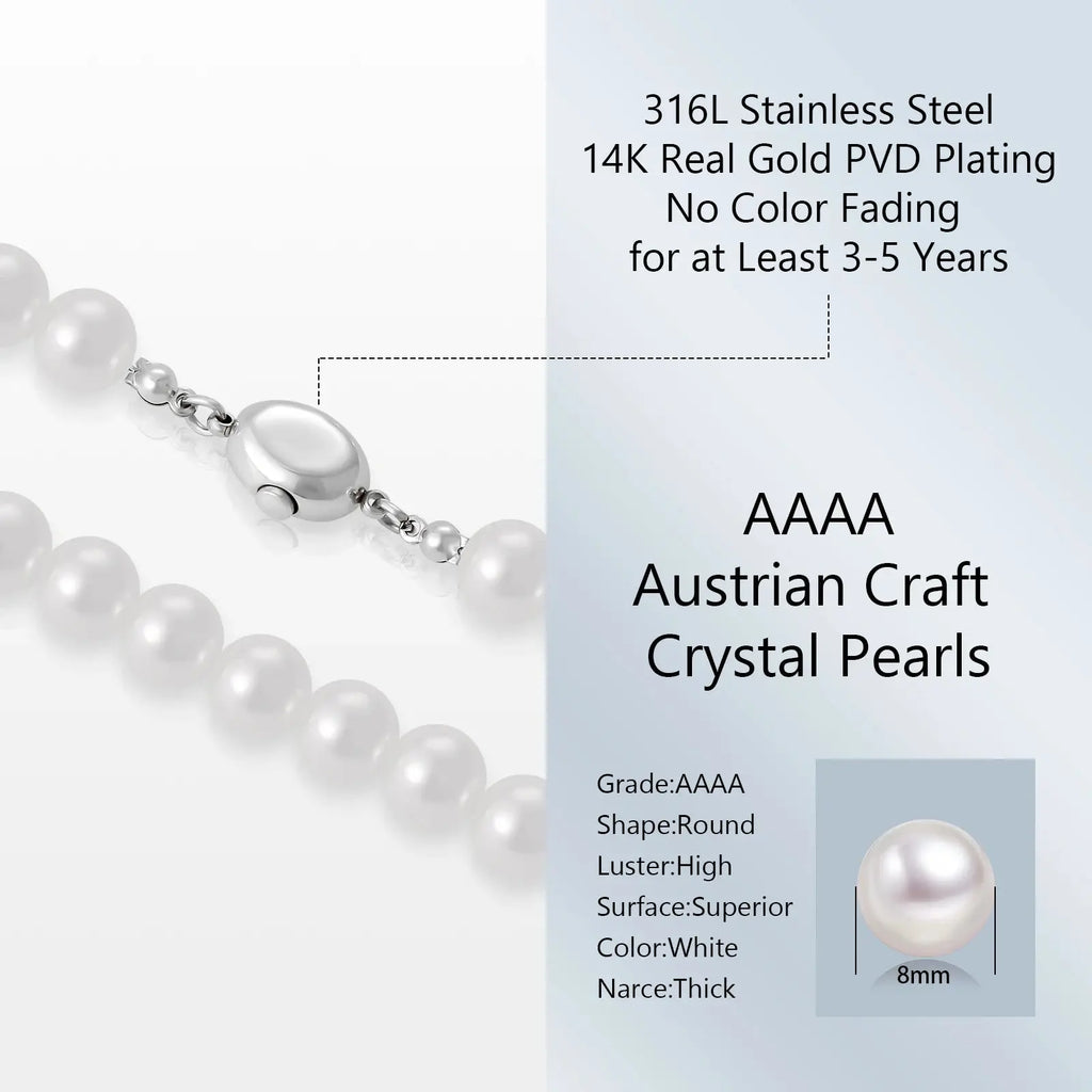 Pearl Choker Necklace for Women Pretty in Pearls