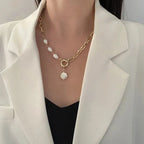Baroque Pearl Pendant Necklace Pretty in Pearls