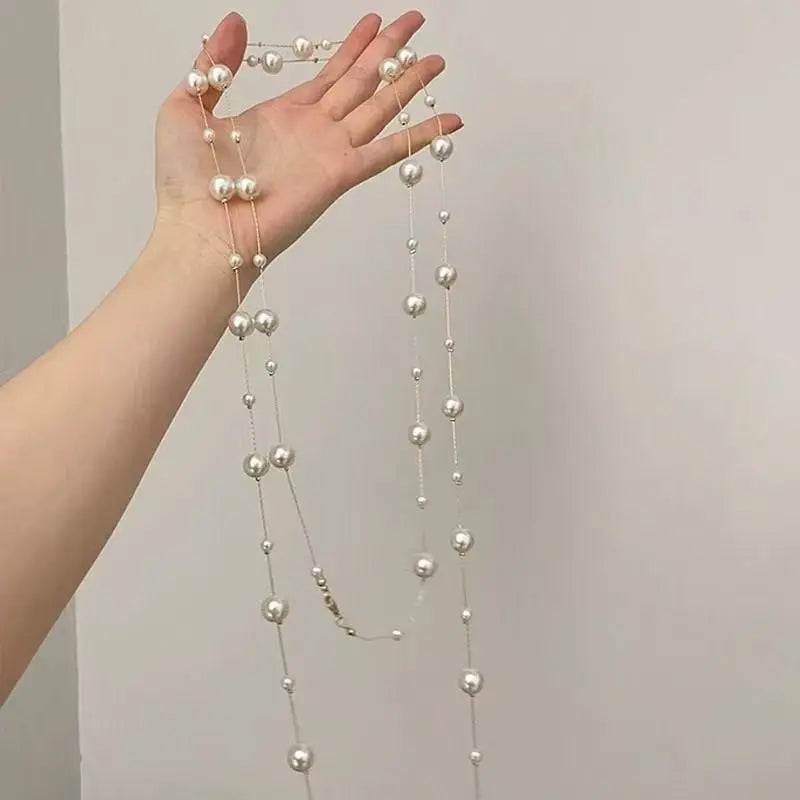 French Style Multi Layer Imitation Pearl Necklace Pretty in Pearls