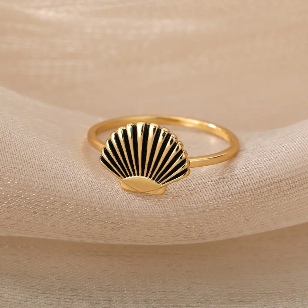 Vintage Shell Rings Jewelry Zendrop